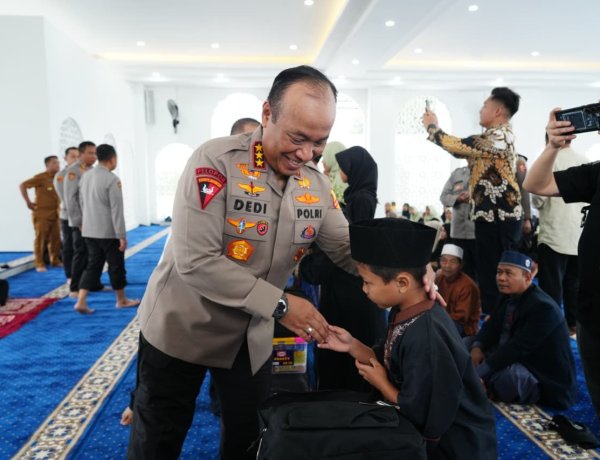 Kepala Desa Cibinong Dukung Pembangunan SMA Kemala Taruna Bhayangkara